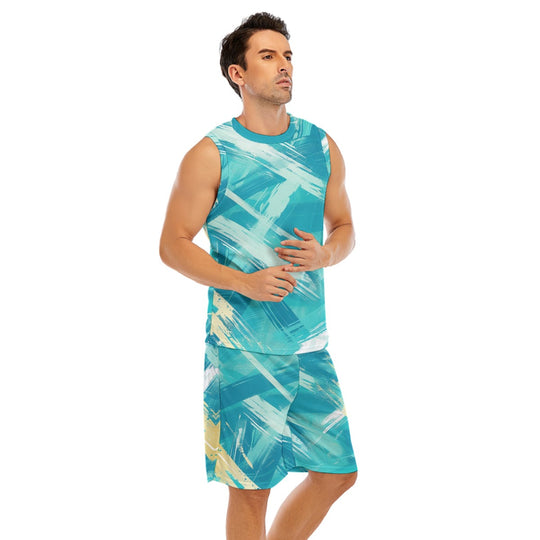 All-Over Print Men's Basketball Suit