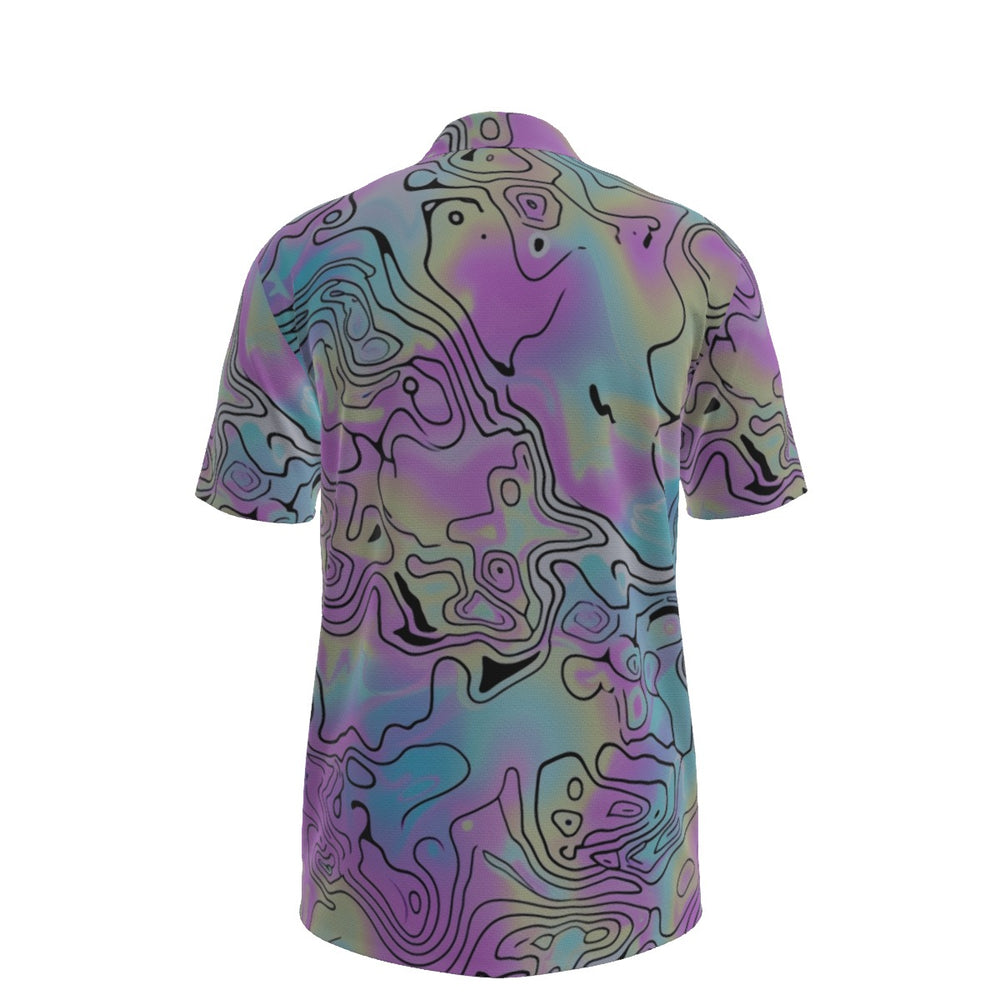 All-Over Print Men's UV Protection POLO Shirt