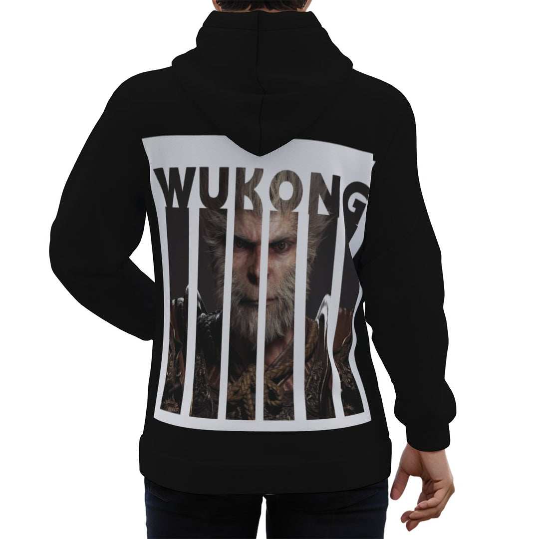 WuKong Ⅰ Eco-friendly All-Over Print Unisex Pullover Hoodie