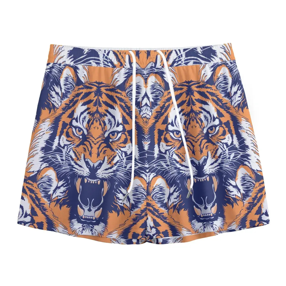 Gift for Daddy | Men's Mesh Gym Tiger Shorts-Archiify