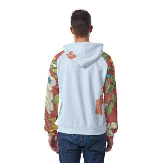 Parrot Print Men's Pullover Hoodie