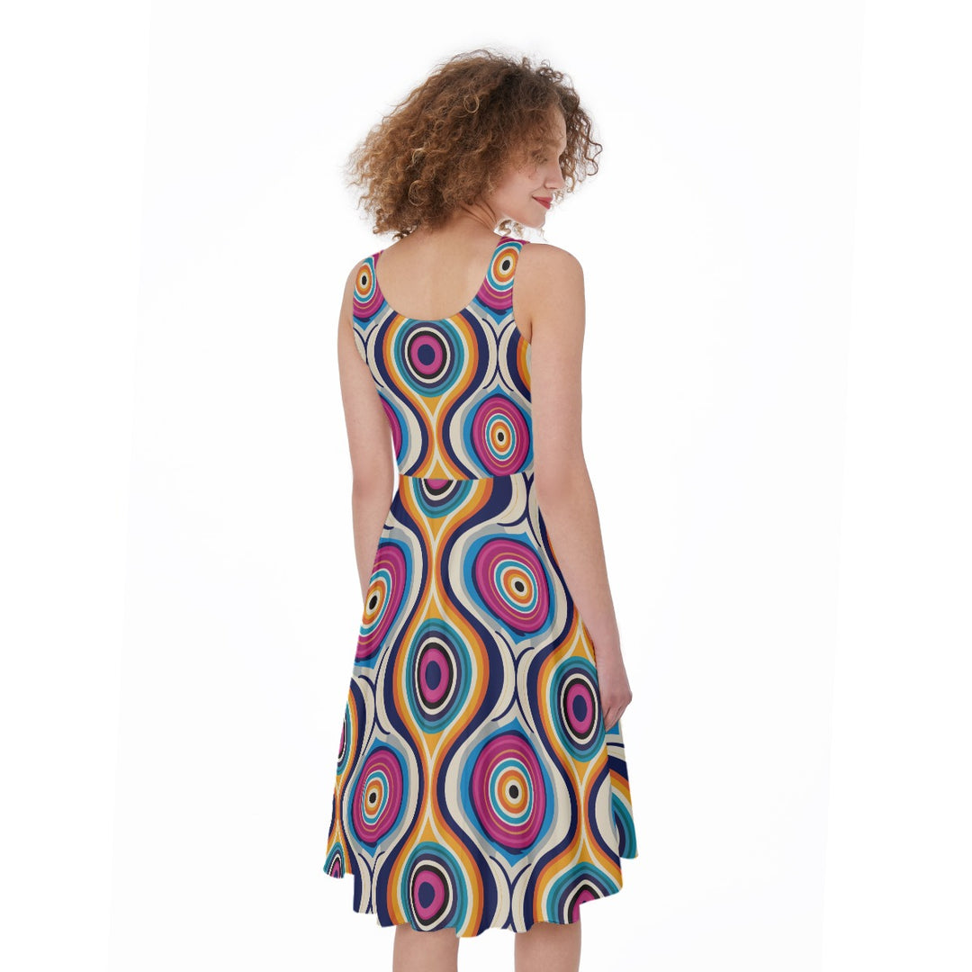 All-Over Print Women's Sleeveless Dress