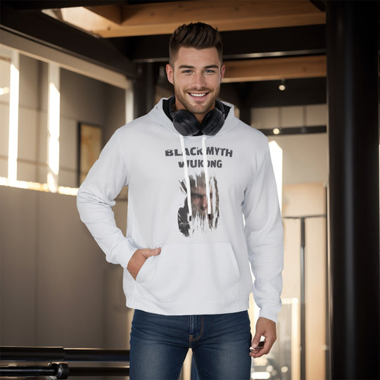 WuKong XI All-Over Print Men's Pullover Hoodie