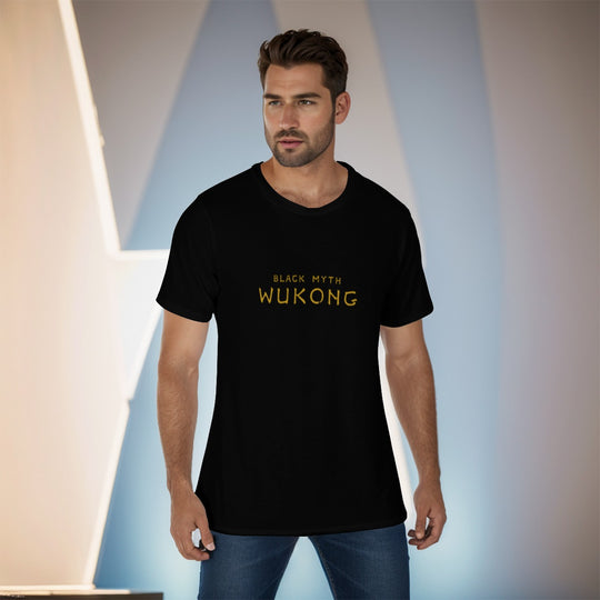 WuKong Ⅱ Black All-Over Print Men's O-Neck T-Shirt