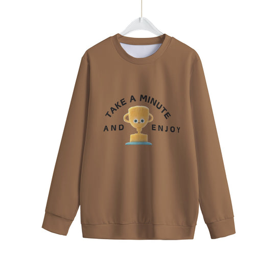 ‘Plush trophy’ All-Over Print Women's Sweatshirt