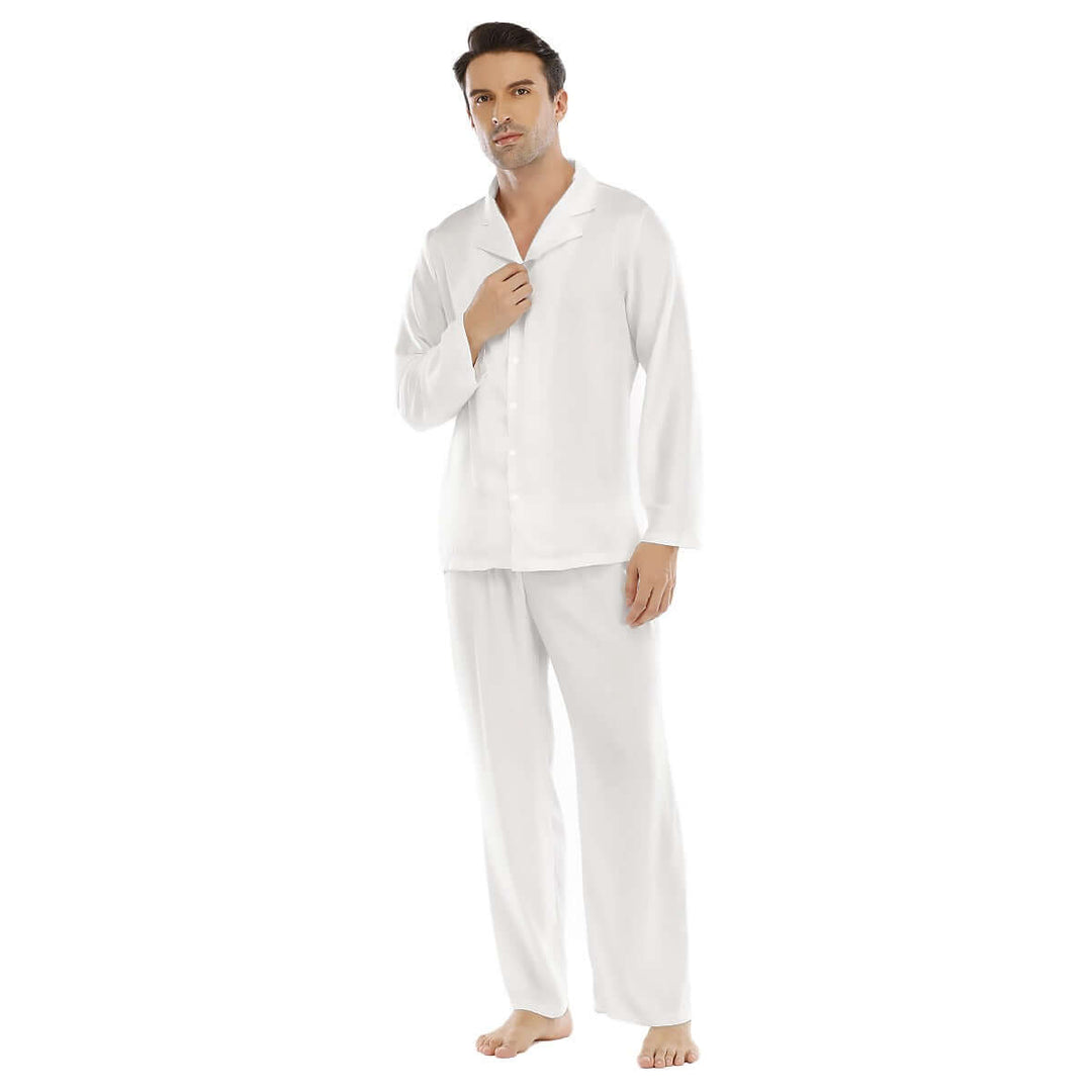 Father's Day Sale | Customized Men's Lapel Pajama Set - Archiify