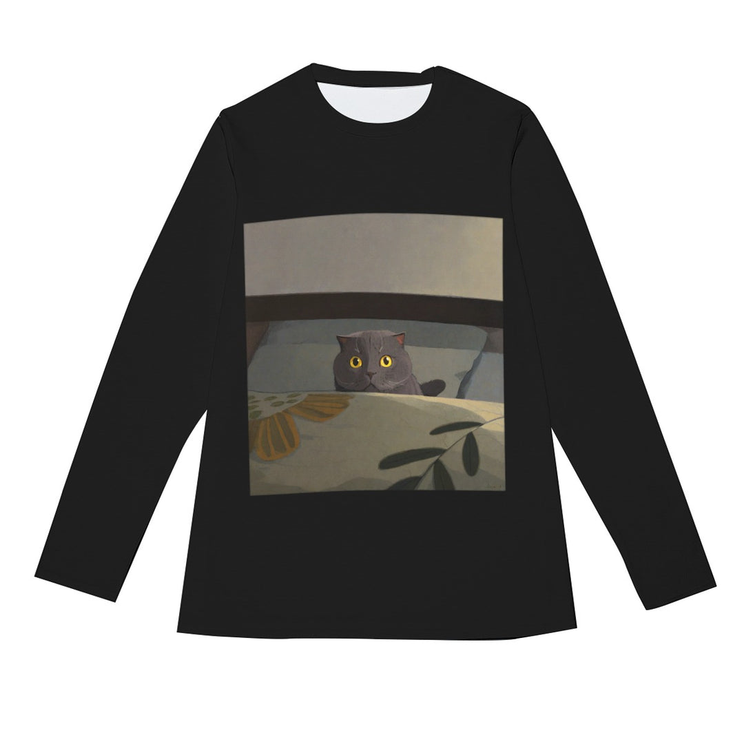 All-Over Print Long Sleeve T-Shirt | 190GSM Cotton