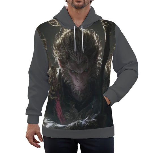 WuKong Ⅷ Eco-friendly All-Over Print Unisex Pullover Hoodie