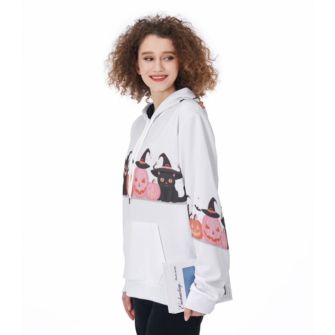 Halloween Pumpkin Print Women's Hoodie