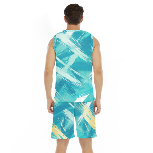 All-Over Print Men's Basketball Suit