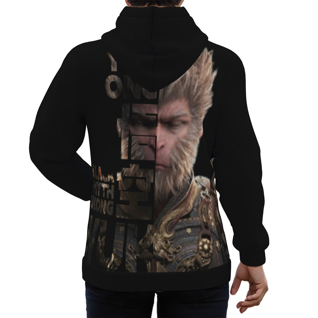 WuKong Ⅱ Eco-friendly All-Over Print Unisex Pullover Hoodie