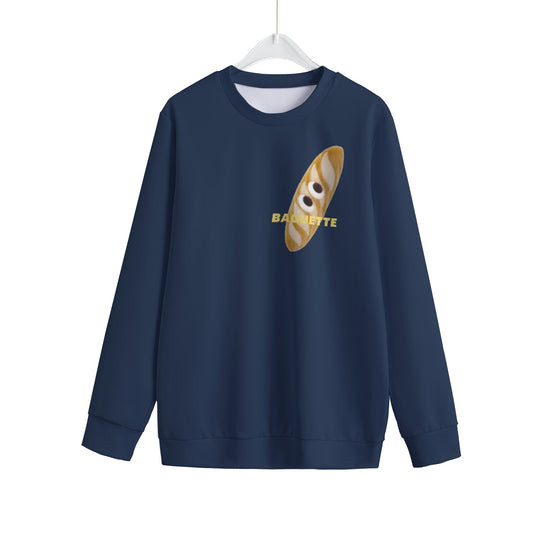 ‘Cute baguette’ All-Over Print Women's Sweatshirt