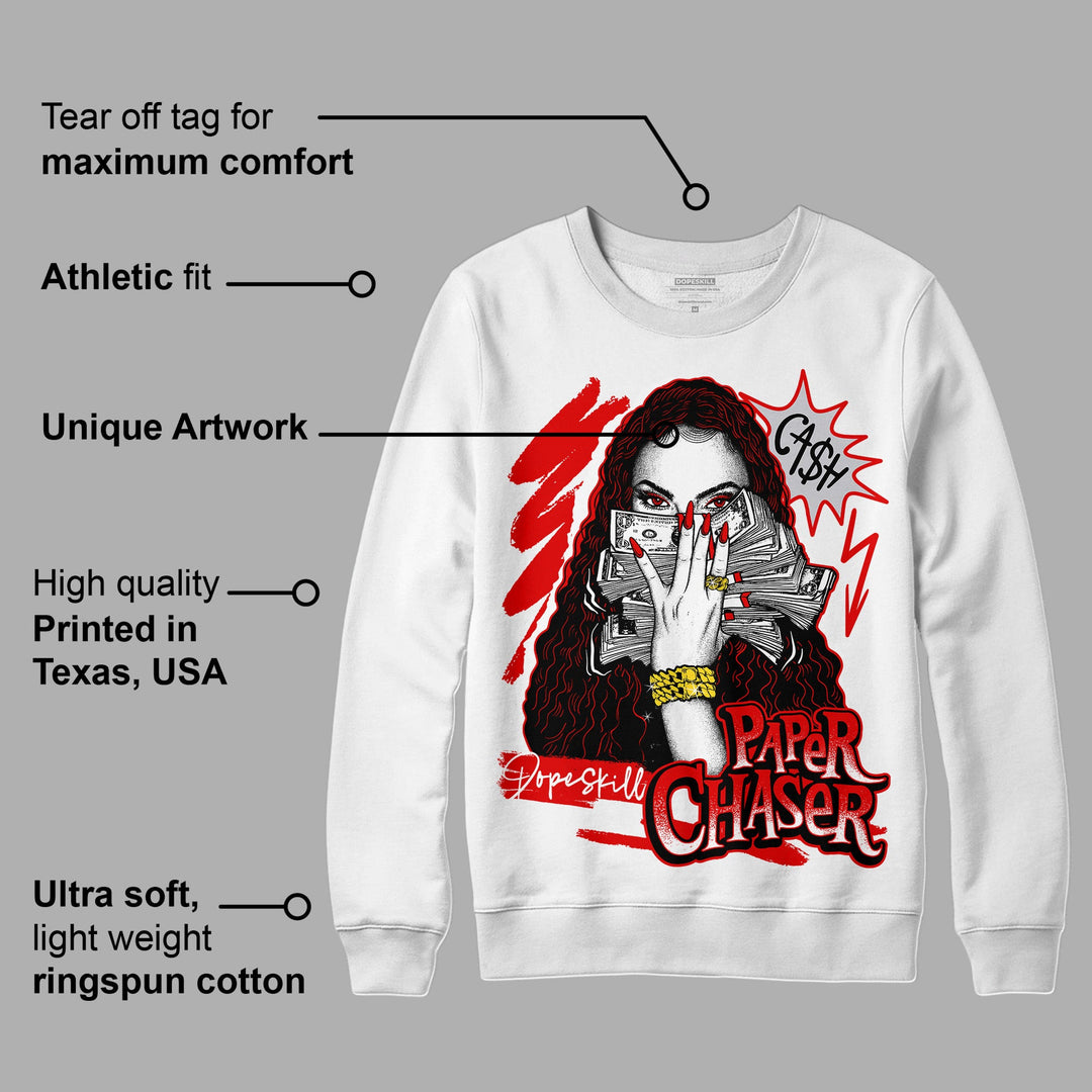 Red Cement 4S DopeSkill Sweatshirt NPC Graphic