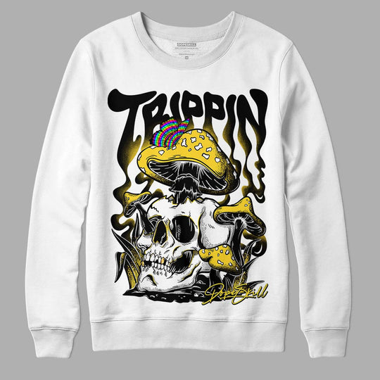 Black Tour Yellow AJ 4 Thunder DopeSkill Sweatshirt Trippin Graphic