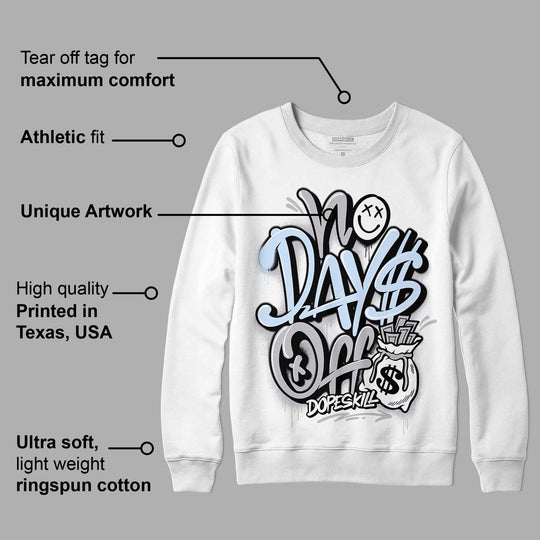 Cement Grey 11s DopeSkill Sweatshirt No Days Off Graphic