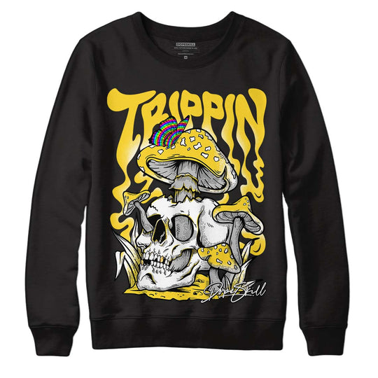 Black Tour Yellow AJ 4 Thunder DopeSkill Sweatshirt Trippin Graphic