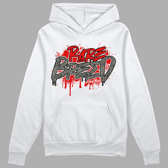 Fire Red 3s DopeSkill Hoodie Rare Breed Graphic