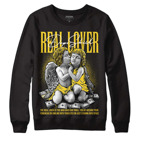 Black Tour Yellow AJ 4 Thunder DopeSkill Sweatshirt Real Lover Graphic