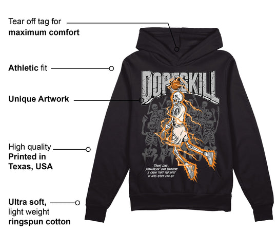 Dunk Cool Grey DopeSkill Hoodie Sweatshirt Thunder Dunk Graphic