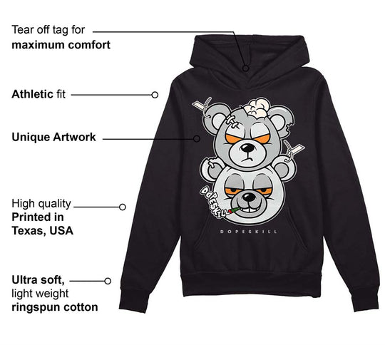 Dunk Cool Grey DopeSkill Hoodie Sweatshirt New Double Bear Graphic