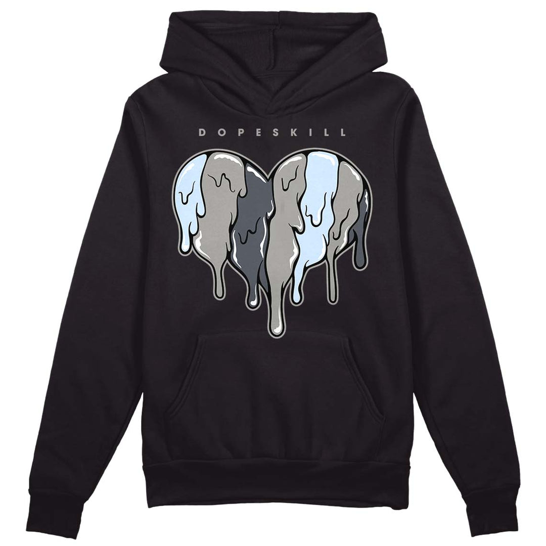 Cool Grey 6s DopeSkill Hoodie Sweatshirt Slime Drip Heart Graphic