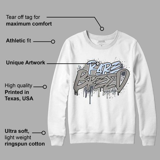 Cool Grey 6s DopeSkill Sweatshirt Rare Breed Graphic