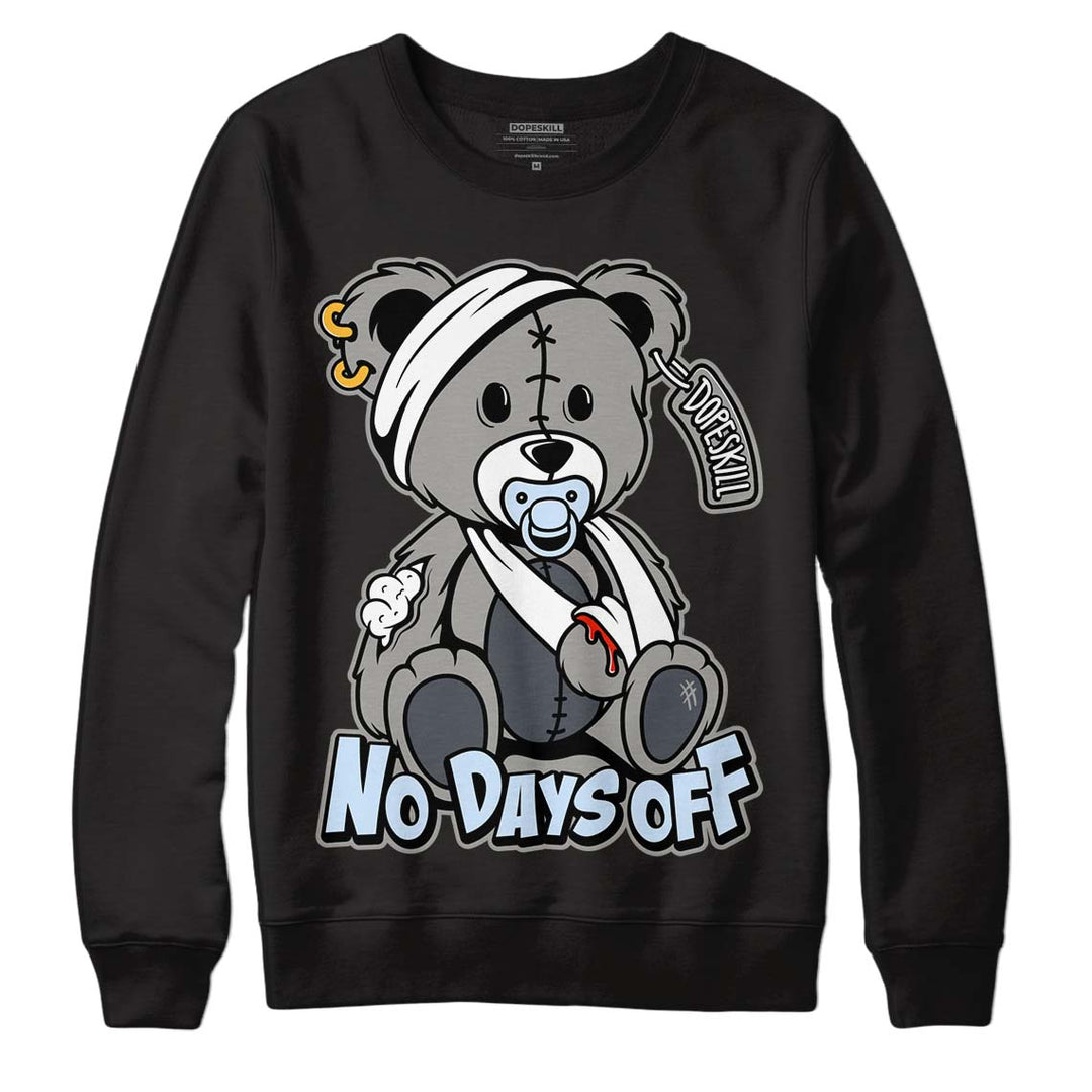 Cool Grey 6s DopeSkill Sweatshirt Hurt Bear Graphic