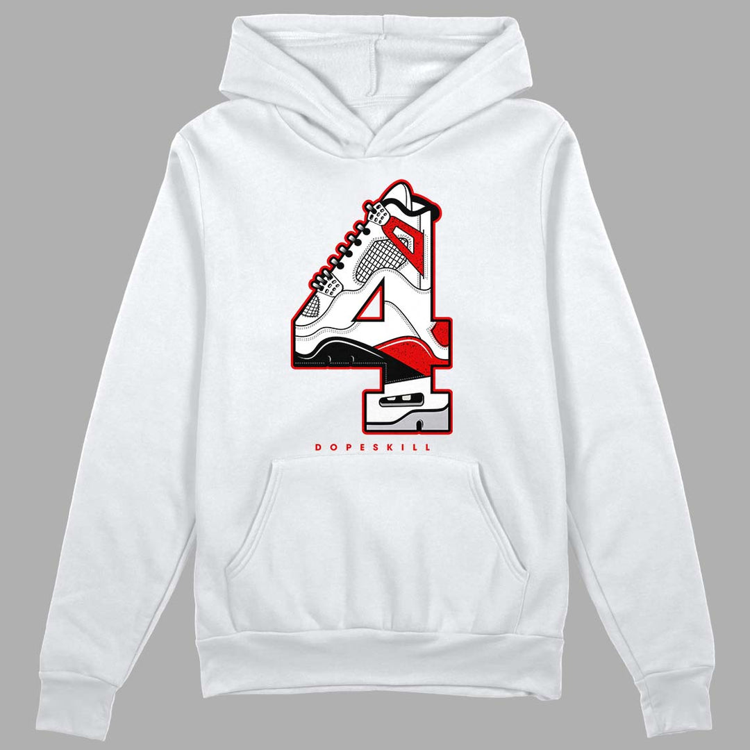 Red Cement 4S DopeSkill Hoodie Sweatshirt No.4 Graphic