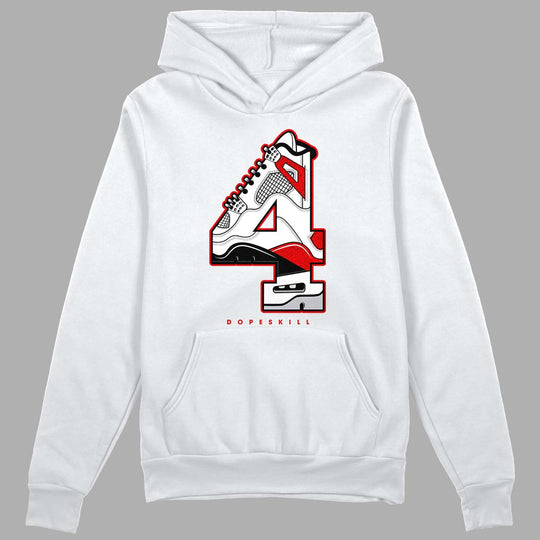 Red Cement 4S DopeSkill Hoodie Sweatshirt No.4 Graphic