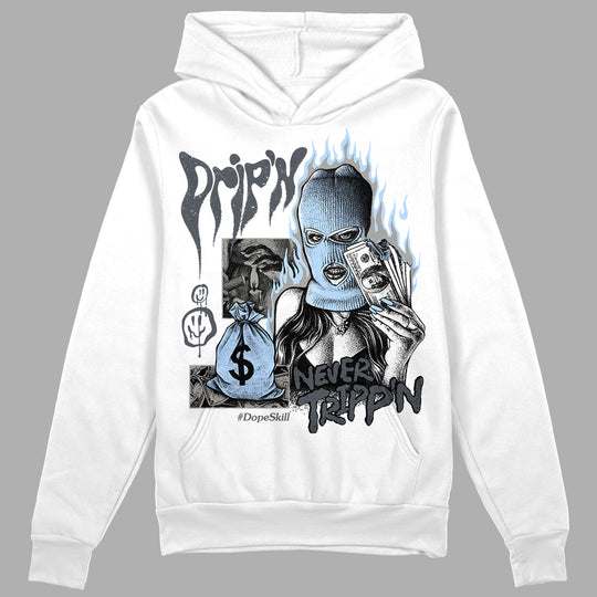 Cool Grey 11s DopeSkill Hoodie Sweatshirt Drip'n Never Tripp'n Graphic