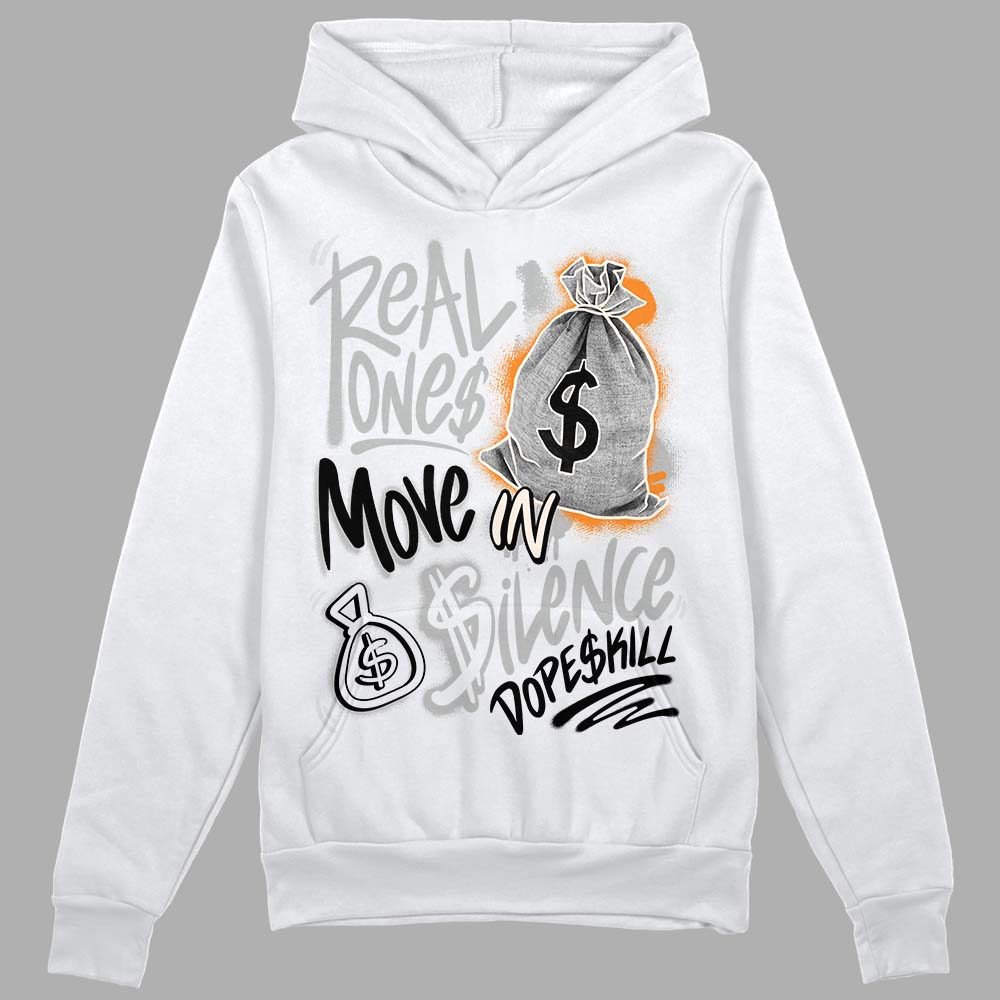 Dunk Cool Grey DopeSkill Hoodie Sweatshirt Real Ones Move In Silence Graphic