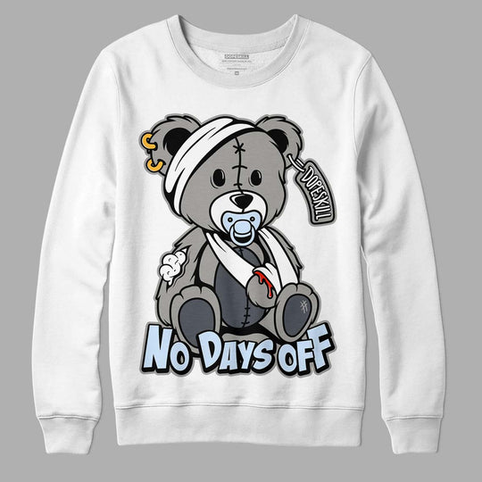 Cool Grey 6s DopeSkill Sweatshirt Hurt Bear Graphic