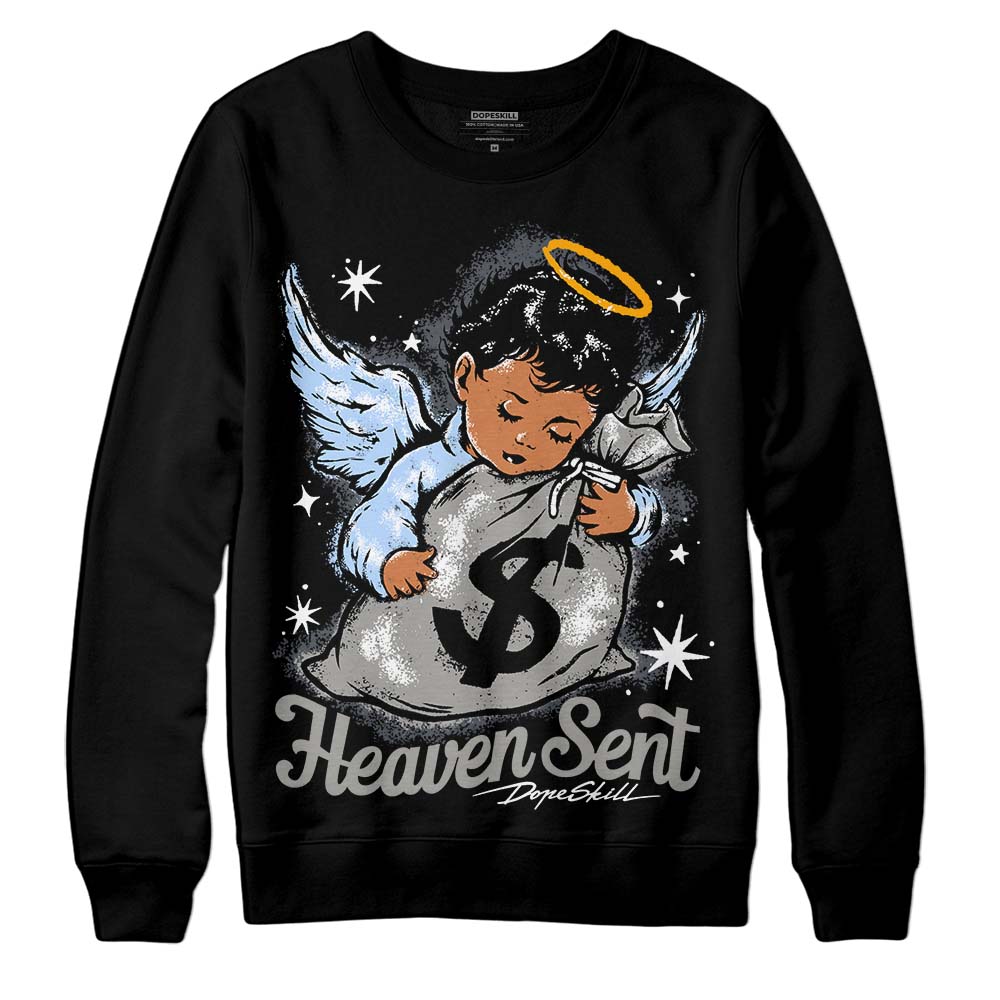 Cool Grey 11s DopeSkill Sweatshirt Heaven Sent Graphic