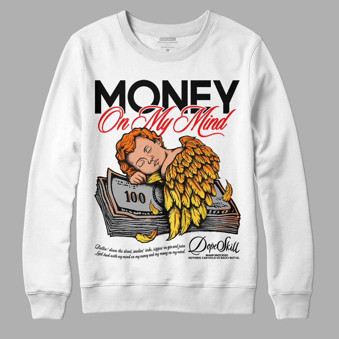 Black Tour Yellow AJ 4 Thunder DopeSkill Sweatshirt MOMM Graphic