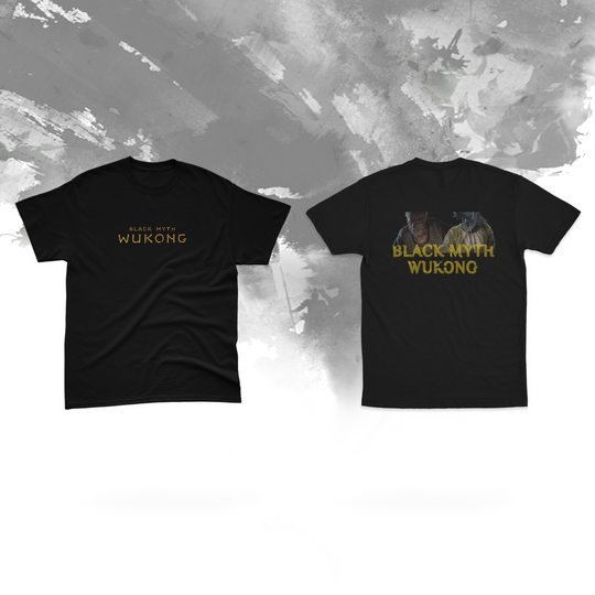 WuKong Ⅱ Black All-Over Print Men's O-Neck T-Shirt