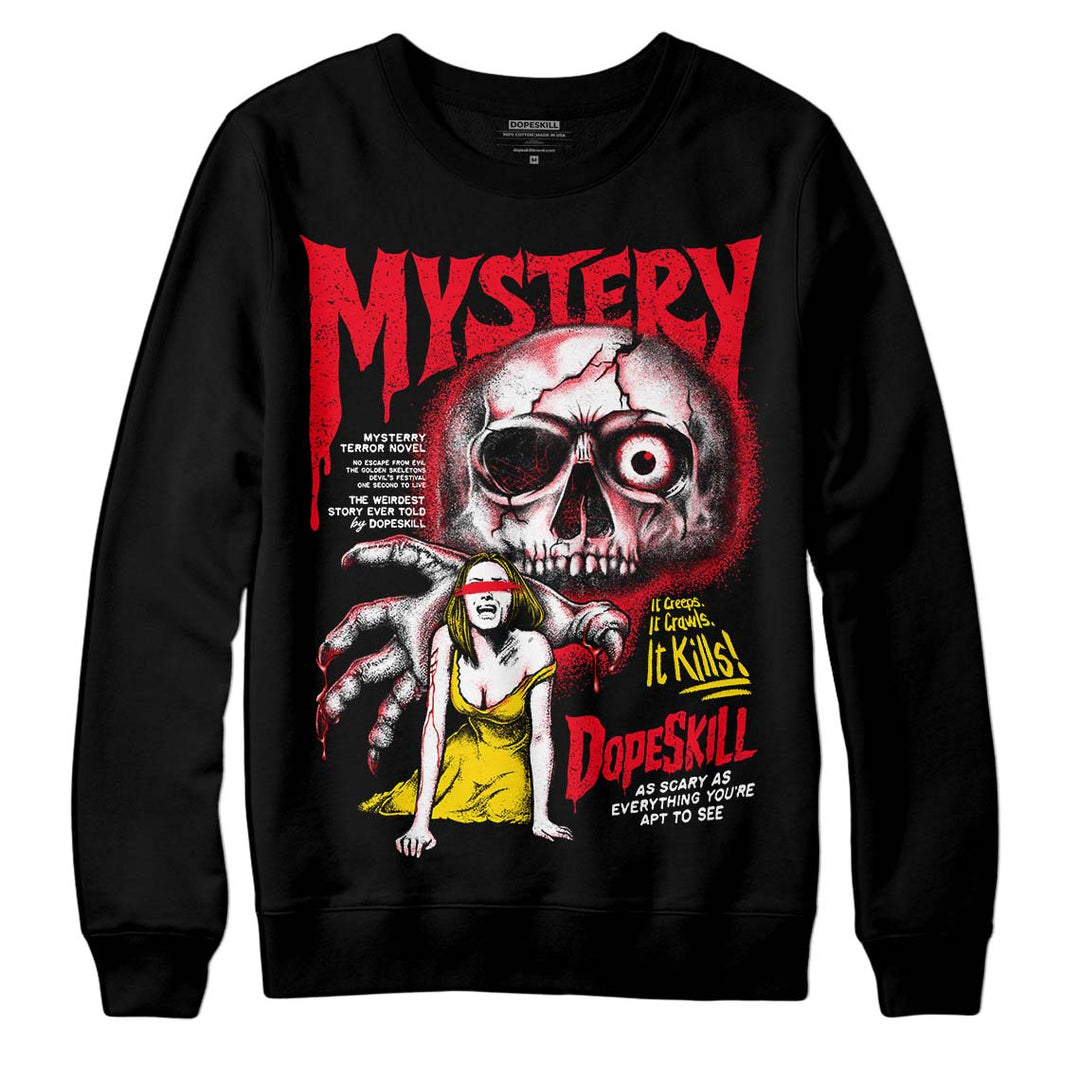 Red Thunder 4s DopeSkill Sweatshirt Mystery Ghostly Grasp Graphic