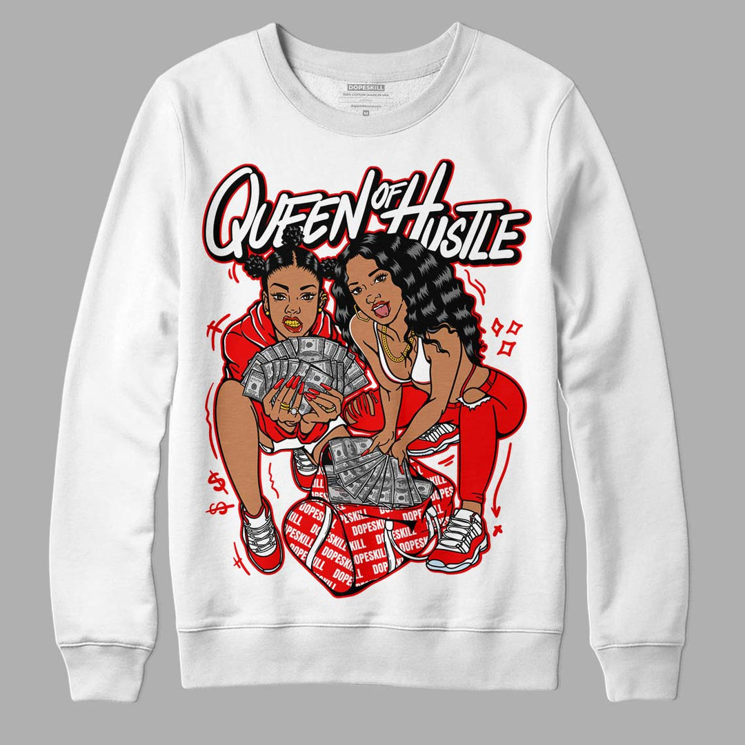 Cherry 11s DopeSkill Sweatshirt Queen Of Hustle Graphic