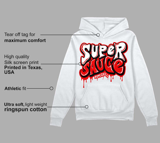 Cherry 11s DopeSkill Hoodie Sweatshirt Super Sauce Graphic