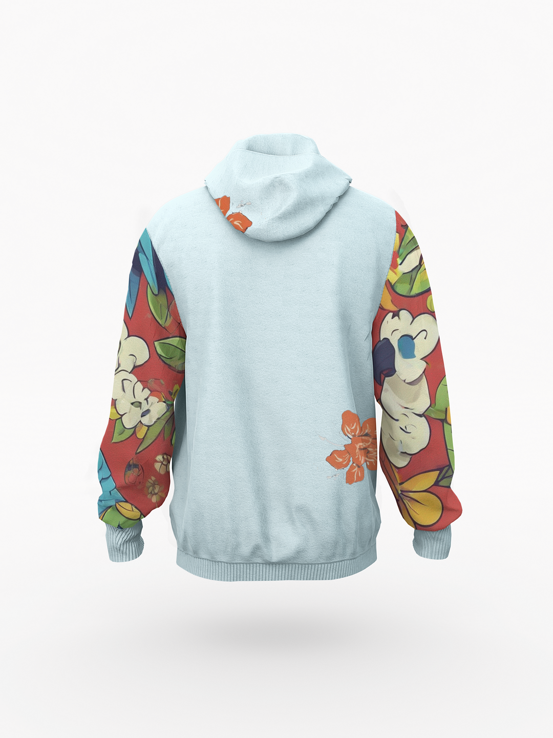 Parrot Print Men's Pullover Hoodie