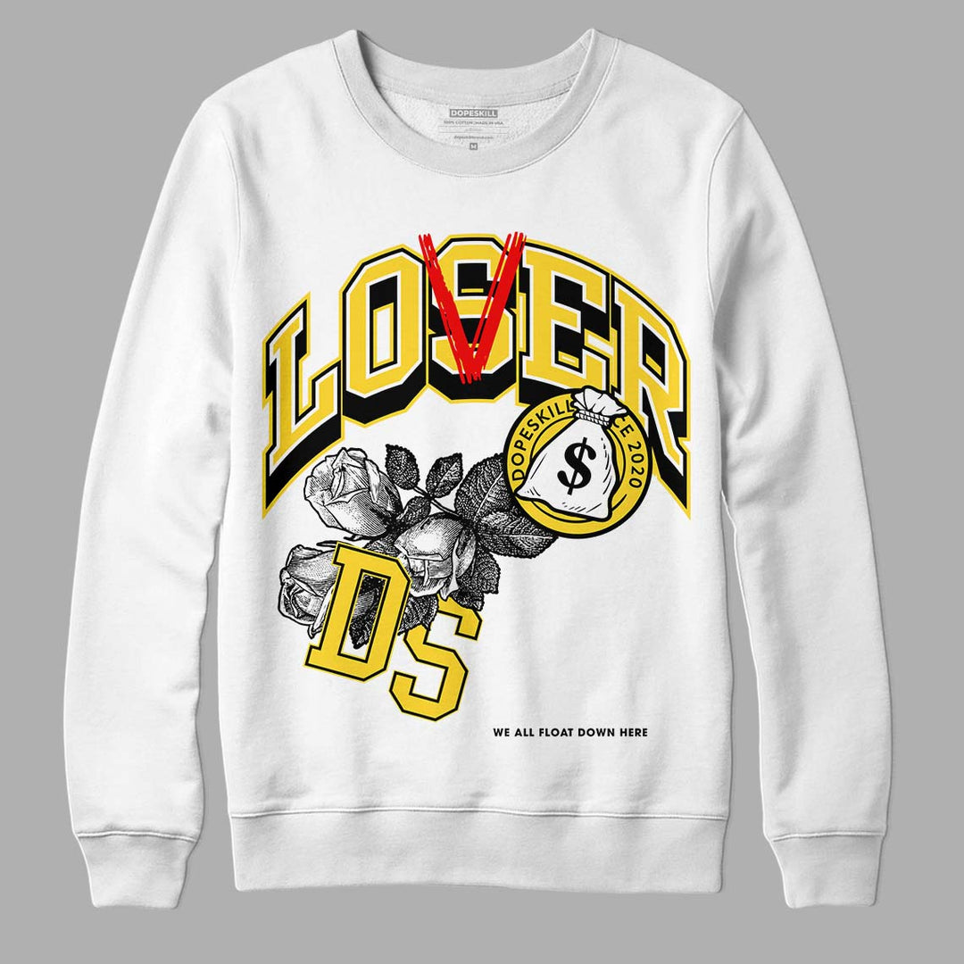 Black Tour Yellow AJ 4 Thunder DopeSkill Sweatshirt Loser Lover Graphic