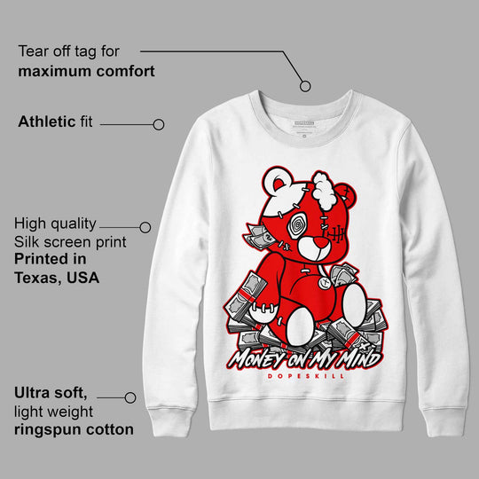 Cherry 11s DopeSkill Sweatshirt MOMM Bear Graphic