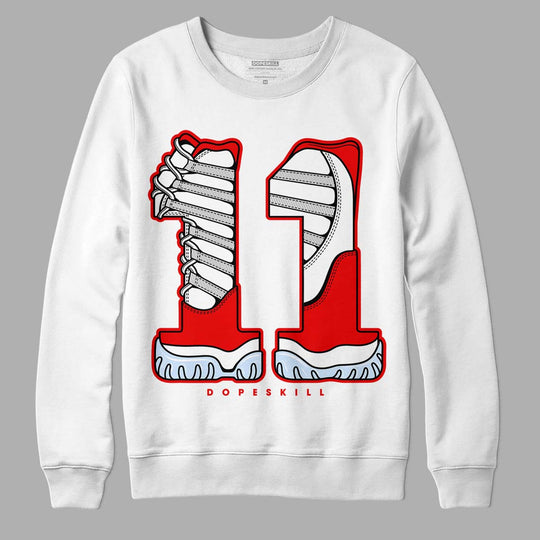 Cherry 11s DopeSkill Sweatshirt No.11 Graphic