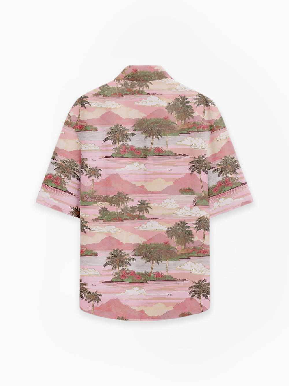 Breezy Hawaiian Short-Sleeve Shirt in Coastal Mirage