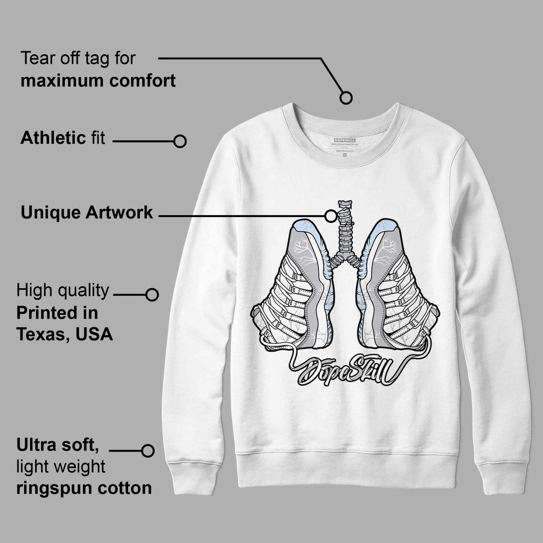 Cement Grey 11s DopeSkill Sweatshirt Breathe Graphic