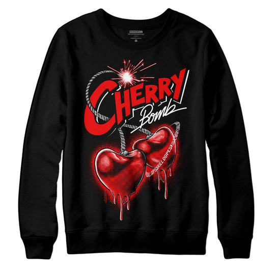 Cherry 11s DopeSkill Sweatshirt Cherry Bomb Graphic