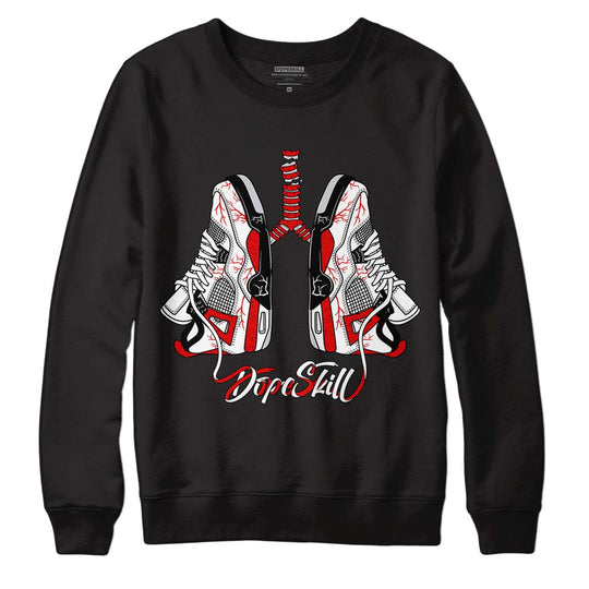 Red Cement 4S DopeSkill Sweatshirt Breathe Graphic