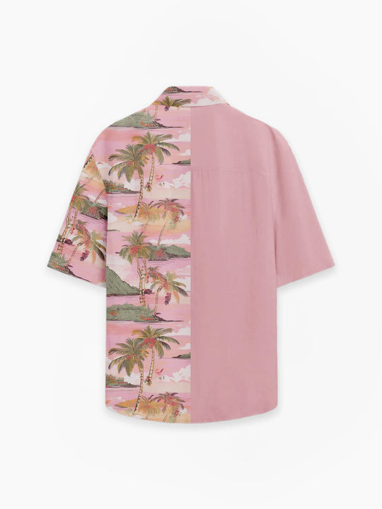 Breezy Hawaiian Short-Sleeve Shirt in Lagoon Escape