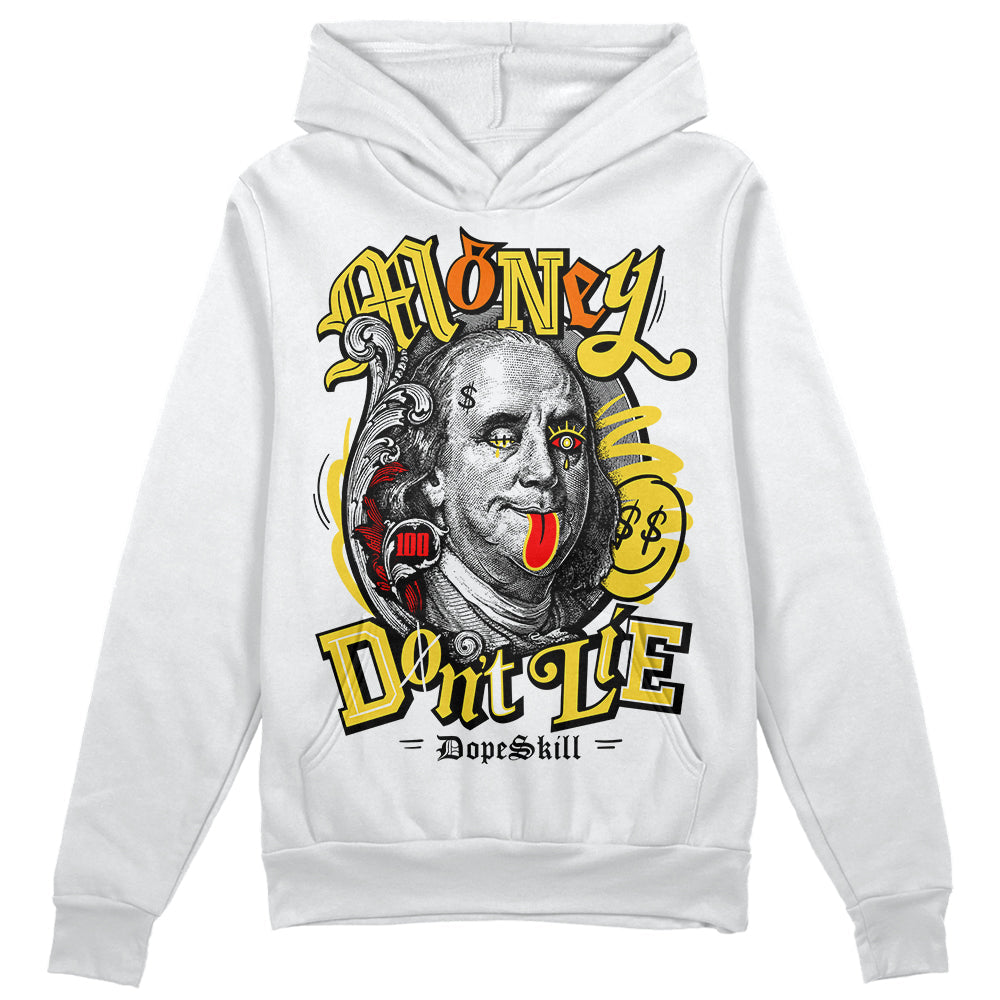 Black Tour Yellow AJ 4 Thunder DopeSkill Hoodie Sweatshirt Money Don't Lie Graphic