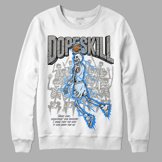 Cool Grey 6s DopeSkill Sweatshirt Thunder Dunk Graphic