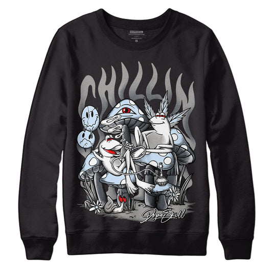 Cool Grey 6s DopeSkill Sweatshirt Chillin Graphic